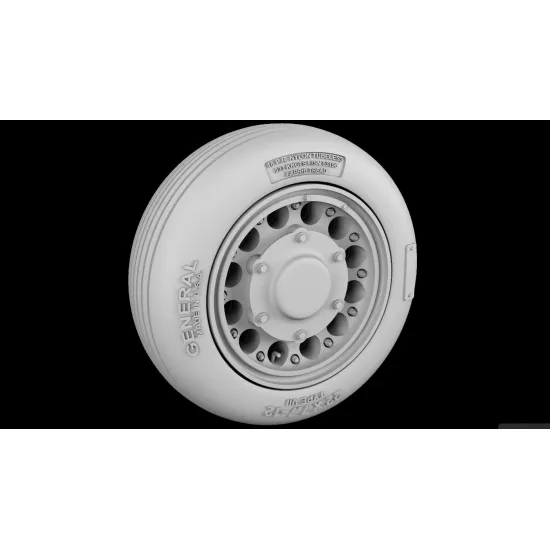 Metallic Details Mdr72168 1/72 B-58 Hustler Wheels 3d Printed Detail Set