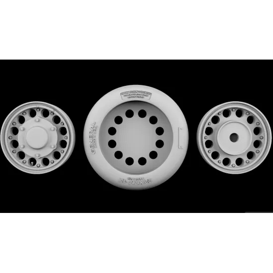 Metallic Details Mdr72168 1/72 B-58 Hustler Wheels 3d Printed Detail Set