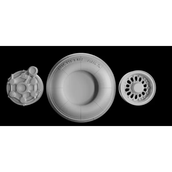 Metallic Details Mdr72169 1/72 Airbus A400m Atlas Wheels 3d Printed Detail Set For Revell Kit