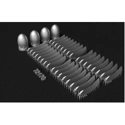 Metallic Details Mdr72170 1/72 Airbus A400m Atlas Eight-blade Scimitar Propellers 4 Pcs 3d Printed Detail Set For Revell Kit