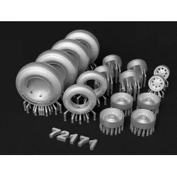 Metallic Details Mdr72171 1/72 Breguet Br 1150 Atlantic Wheels 3d Printed Detail Set For Revell Kit
