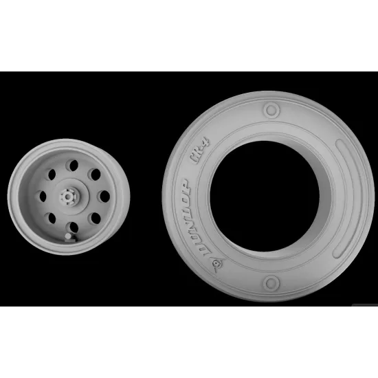 Metallic Details Mdr72171 1/72 Breguet Br 1150 Atlantic Wheels 3d Printed Detail Set For Revell Kit