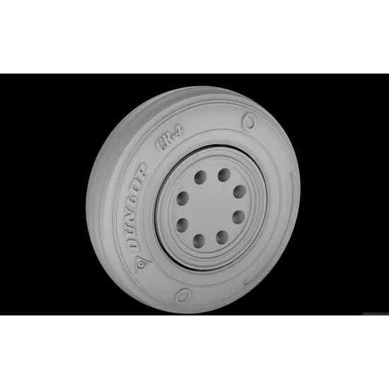 Metallic Details Mdr72171 1/72 Breguet Br 1150 Atlantic Wheels 3d Printed Detail Set For Revell Kit