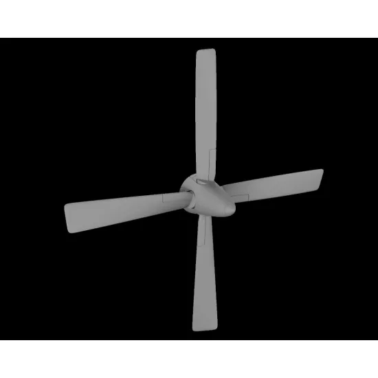 Metallic Details Mdr72172 1/72 Breguet Br 1150 Atlantic Four-blade Propellers 2 Pcs 3d Printed Detail Set For Revell Kit