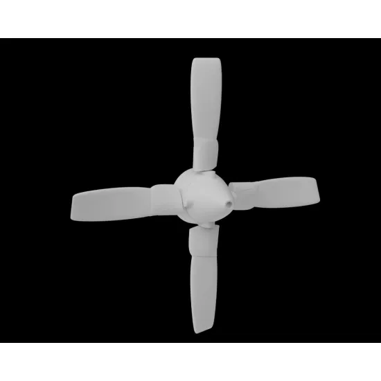 Metallic Details Mdr72173 1/72 Lockheed C-130 Hercules Four-blade Propellers 4 Pcs 3d Printed Detail Set For Zvezda Kit