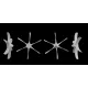 Metallic Details Mdr72174 1/72 Lockheed C-130j Super Hercules Six Blade Propellers 4 Pcs 3d Printed Detail Set For Zvezda Kit