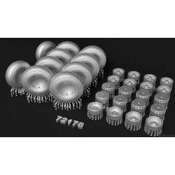 Metallic Details Mdr72178 1/72 C-160 Transall Wheels 3d Printed Detail Set For Revell Heller Kits