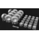 Metallic Details Mdr72178 1/72 C-160 Transall Wheels 3d Printed Detail Set For Revell Heller Kits