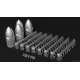 Metallic Details Mdr72179 1/72 C-160 Transall Wheels 3d Printed Detail Set For Revell Heller Kits