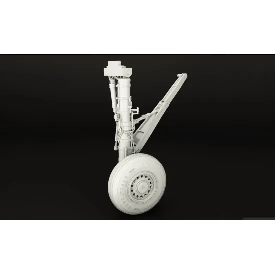 Metallic Details Mdr48300 1/48 F-14a Tomcat Landing Gear With Wheels 3d Printed Detail Set For Tamiya Kit