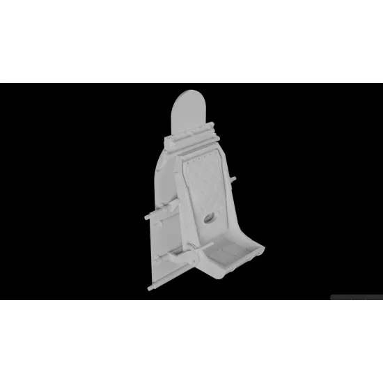 Metallic Details Mdr48310 1/48 Hawker Typhoon / Tempest Pilot Seats Late Type With 3d Decal Seat Belts 2 Pcs 3d Printed Detail Set