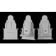 Metallic Details Mdr48310 1/48 Hawker Typhoon / Tempest Pilot Seats Late Type With 3d Decal Seat Belts 2 Pcs 3d Printed Detail Set