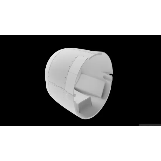 Metallic Details Mdr48312 1/48 F6f-3 Late / F6f-5 Early Hellcat Engine Cowling 3d Printed Detail Set