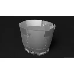 Metallic Details Mdr48313 1/48 F6f-3 Hellcat Engine Cowling 3d Printed Detail Set