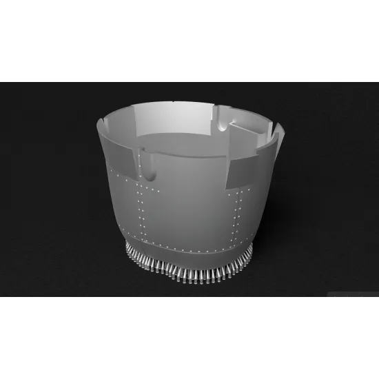 Metallic Details Mdr48313 1/48 F6f-3 Hellcat Engine Cowling 3d Printed Detail Set