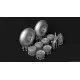 Metallic Details Mdr48314 1/48 Pzl 23 Karas Main Wheels Tail Skid Assembly 3d Printed Detail Set