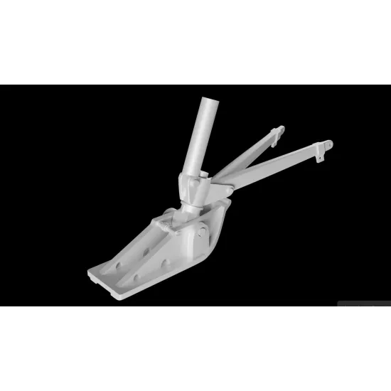 Metallic Details Mdr48314 1/48 Pzl 23 Karas Main Wheels Tail Skid Assembly 3d Printed Detail Set