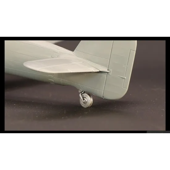 Metallic Details Mdr48315 1/48 Hawker Typhoon Wheels Tailwheel Leg 3d Printed Detail Set