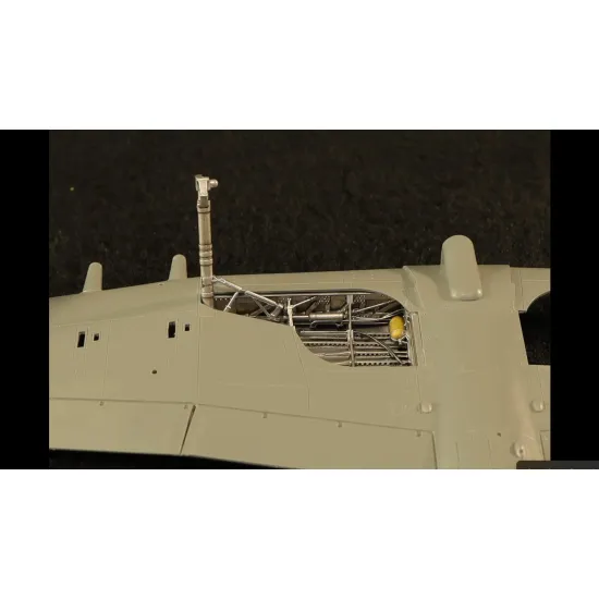 Metallic Details Mdr48320 1/48 Hawker Typhoon Main Wheel Bays 3d Printed Detail Set For Hasegawa Kit