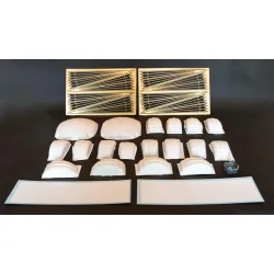 Metallic Details Mdr48321 1/48 Mig-25 / Mig-31 High-speed Ribbon Brake Parachute Set Vacuformed Plastic Photo-etched Parts Decals