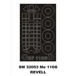 Montex Sm32053 1/32 Painting Mask For Bf 110g Outside For Revell Kits