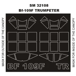 Montex Sm32108 1/32 Painting Mask For Bf-109f Outside-inside For Trumpeter Kits