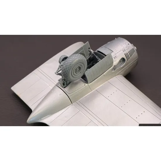 Metallic Details Mdr48326 1/48 Boeing B-29 Superfortress Main Nose Wheel Bays Landing Gear Struts Wheels Lower Engine Nacelles 3d Printed Detail Set For Revell / Monogram Kit
