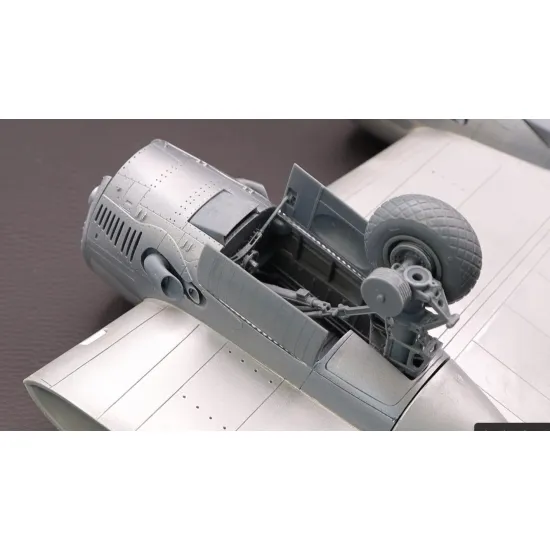 Metallic Details Mdr48326 1/48 Boeing B-29 Superfortress Main Nose Wheel Bays Landing Gear Struts Wheels Lower Engine Nacelles 3d Printed Detail Set For Revell / Monogram Kit