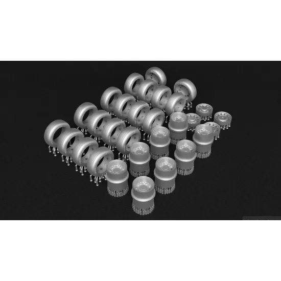 Metallic Details Mdr48327 1/48 B-58 Hustler Wheels 3d Printed Detail Set
