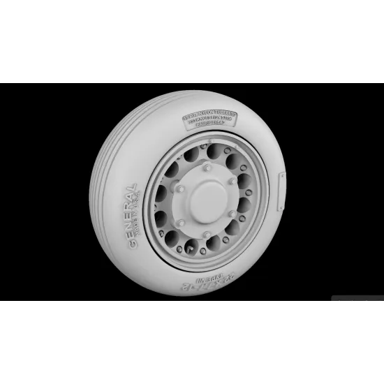 Metallic Details Mdr48327 1/48 B-58 Hustler Wheels 3d Printed Detail Set