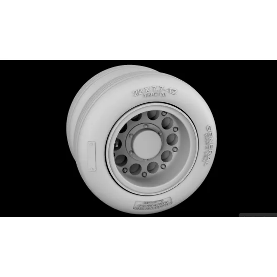 Metallic Details Mdr48327 1/48 B-58 Hustler Wheels 3d Printed Detail Set