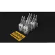 Metallic Details Mdr48338 1/48 Soviet Da-2 7/62 Mm Twin Aircraft Machine Gun 4 Pcs With Photo-etched Sights 3d Printed Detail Set