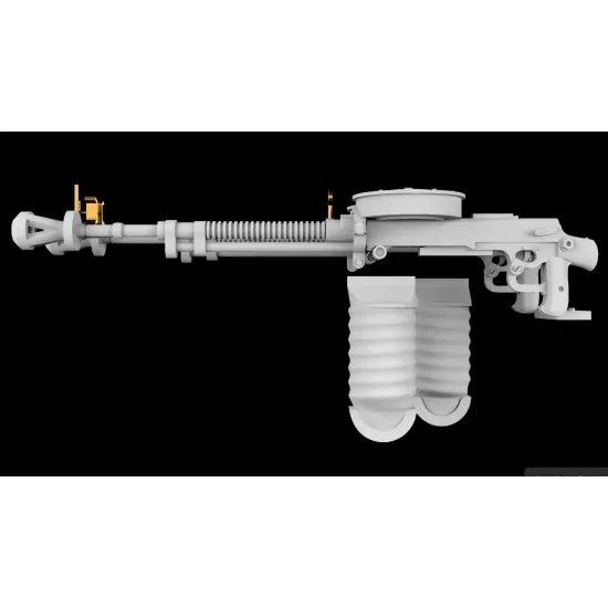Metallic Details Mdr48338 1/48 Soviet Da-2 7/62 Mm Twin Aircraft Machine Gun 4 Pcs With Photo-etched Sights 3d Printed Detail Set