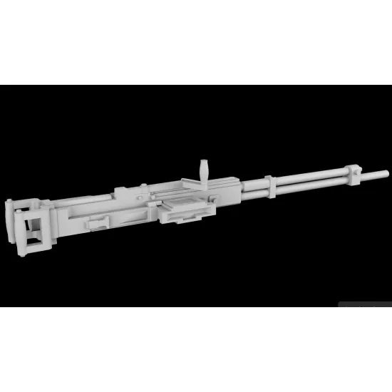 Metallic Details Mdr48339 1/48 Soviet Berezin Ubt 12/7 Mm Aircraft Turret Machine Gun 4pcs 3d Printed Detail Set