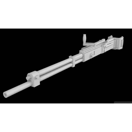 Metallic Details Mdr48339 1/48 Soviet Berezin Ubt 12/7 Mm Aircraft Turret Machine Gun 4pcs 3d Printed Detail Set