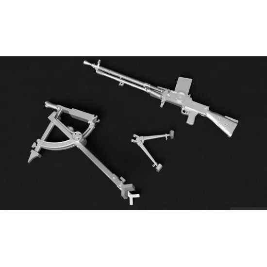 Metallic Details Mdr3533 1/35 Zb Vz 30 7/92 Mm Light Machine Guns 4 Pcs 3d Printed Detail Set