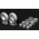 Metallic Details Mdr3274 1/32 F-14a Tomcat Wheels With Separate Wheel Hubs 3d Printed Detail Set