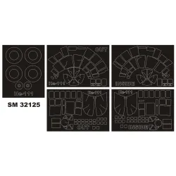 Montex Sm32125 1/32 Painting Mask For Heinkel He-111p Outside-inside For Revell
