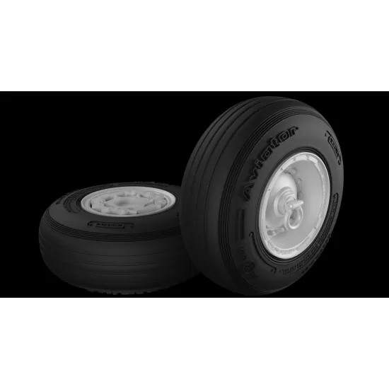 Metallic Details Mdr3275 1/32 Uh-60 Black Hawk Wheels 3d Printed Detail Set