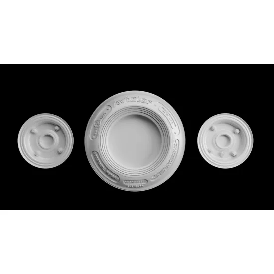Metallic Details Mdr3275 1/32 Uh-60 Black Hawk Wheels 3d Printed Detail Set