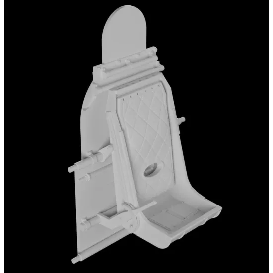 Metallic Details Mdr3277 1/32 Hawker Typhoon / Tempest Pilot Seats Late Type With 3d Decal Seat Belts 2 Pcs 3d Printed Detail Set