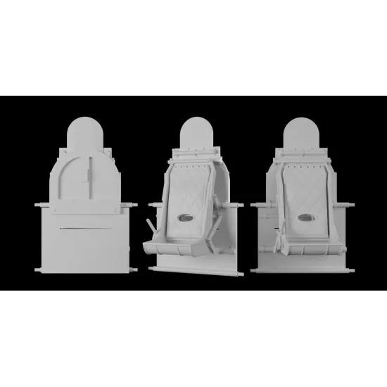 Metallic Details Mdr3277 1/32 Hawker Typhoon / Tempest Pilot Seats Late Type With 3d Decal Seat Belts 2 Pcs 3d Printed Detail Set