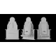 Metallic Details Mdr3277 1/32 Hawker Typhoon / Tempest Pilot Seats Late Type With 3d Decal Seat Belts 2 Pcs 3d Printed Detail Set