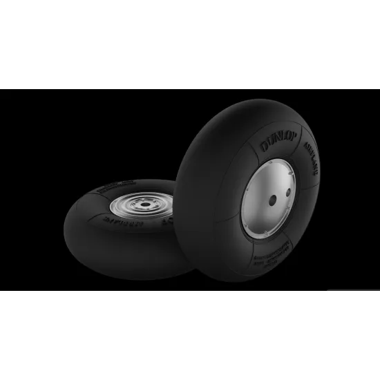 Metallic Details Mdr3282 1/32 Pzl 23 Karas Main Wheels Tail Skid Assembly 3d Printed Detail Set