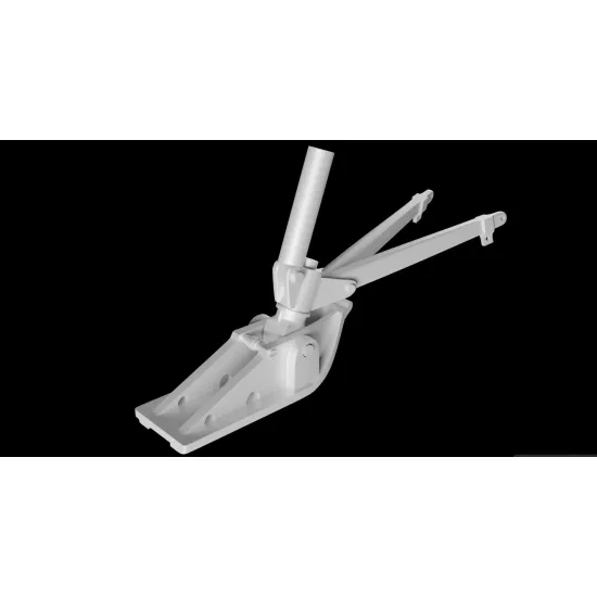 Metallic Details Mdr3282 1/32 Pzl 23 Karas Main Wheels Tail Skid Assembly 3d Printed Detail Set