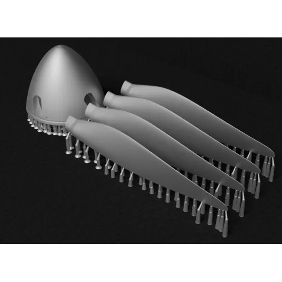 Metallic Details Mdr3288 1/32 Hawker Typhoon Mk Ib / Early Tempest Mk V Four-blade Propeller 3d Printed Detail Set