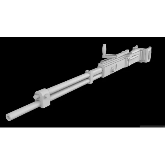 Metallic Details Mdr3299 1/32 Soviet Berezin Ubt 12/7 Mm Aircraft Turret Machine Gun 4pcs 3d Printed Detail Set