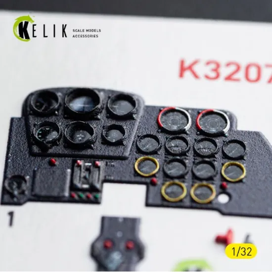 Kelik K32071 1/32 Me-262a-1 Type 1 Interior 3d Decals For Trumpeter Kit