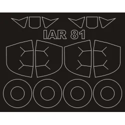 Montex Sm32152 1/32 Painting Mask For Iar-81 Outside-inside For Azur Kits