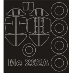 Montex Sm48012 1/48 Painting Mask For Me-262a-1a Outside Inside For Tamiya Kits